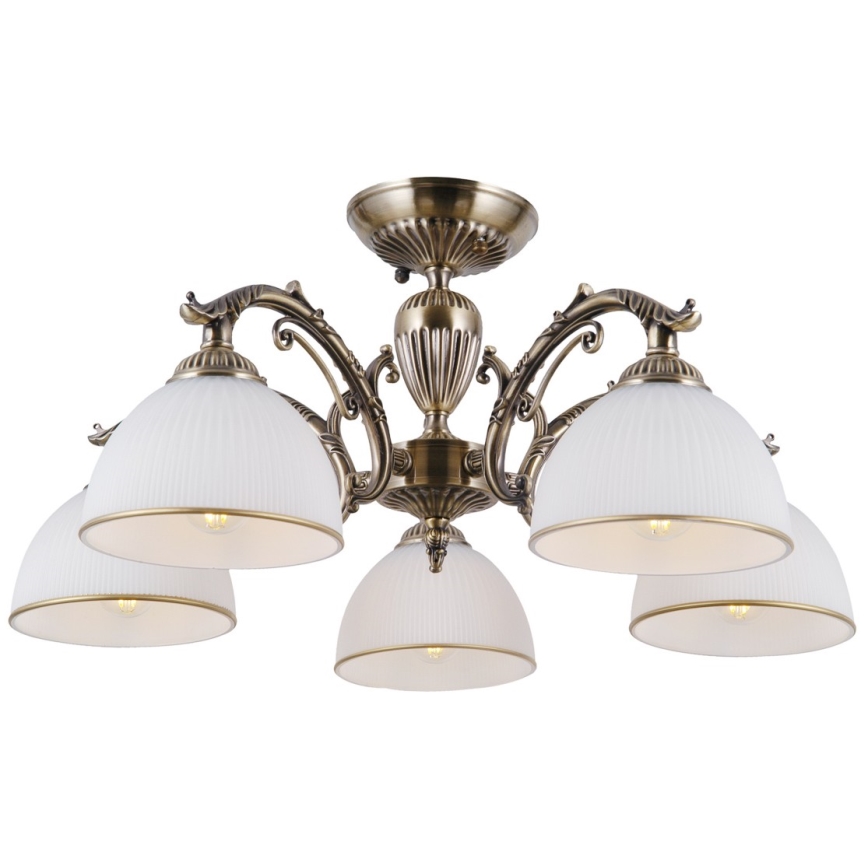 ITALUX - Surface-mounted chandelier FENEZA 5xE27/40W/230V