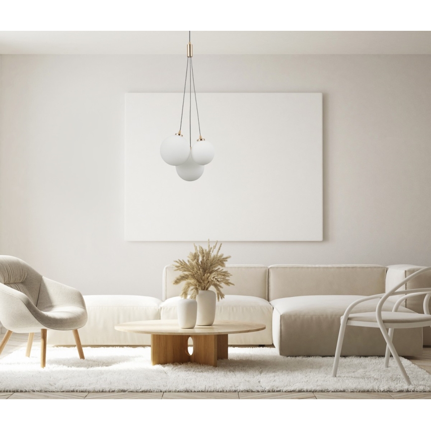 ITALUX - Chandelier on a string PERLOS 3xG9/5W/230V