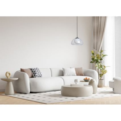 ITALUX - AINALE Cable Pendant Light 1xG9/7W/230V Black/Clear