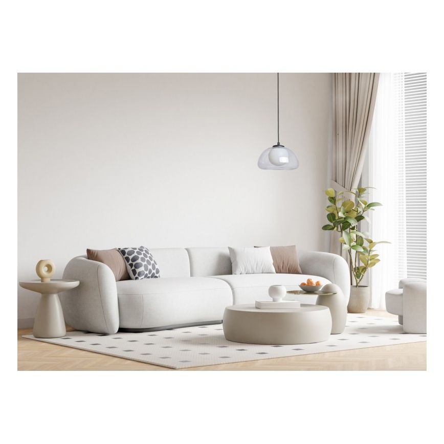 ITALUX - AINALE Cable Pendant Light 1xG9/7W/230V Black/Clear