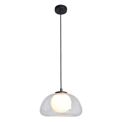 ITALUX - AINALE Cable Pendant Light 1xG9/7W/230V Black/Clear