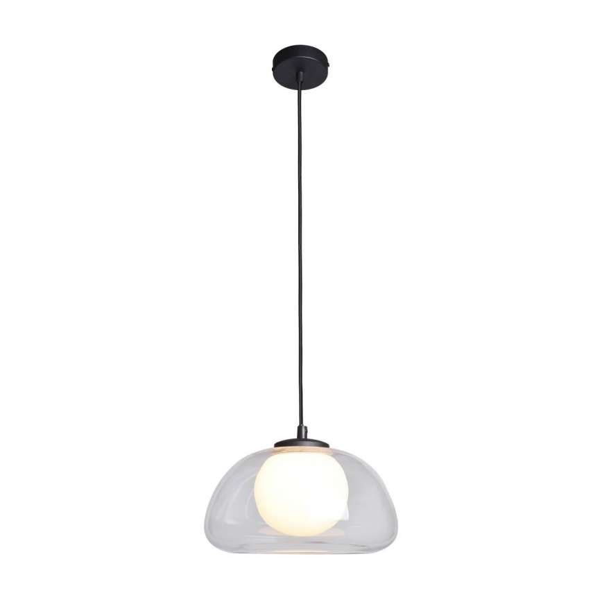 ITALUX - AINALE Cable Pendant Light 1xG9/7W/230V Black/Clear