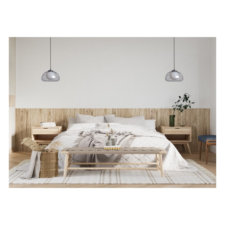 ITALUX - AINALE Cable Pendant 1xG9/7W/230V Black/Smoky Black
