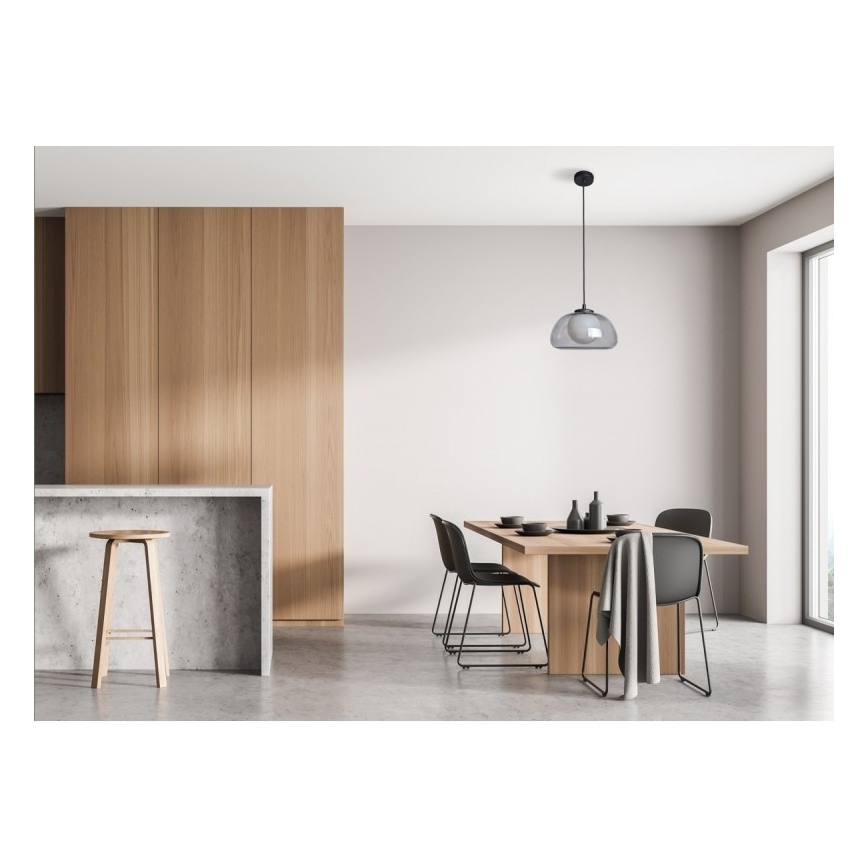 ITALUX - AINALE Cable Pendant 1xG9/7W/230V Black/Smoky Black