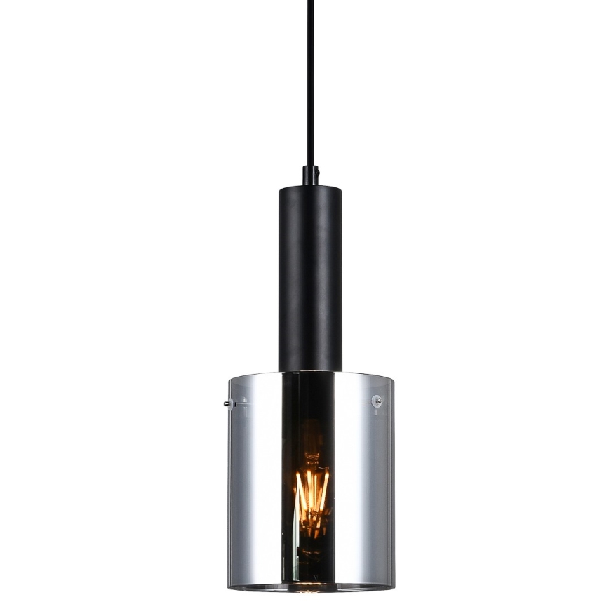 ITALUX - Chandelier on a string SARDO 1xE27/40W/230V black