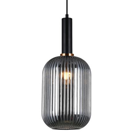 ITALUX - Chandelier on a string ANTIOLA 1xE27/40W/230V d. 20 cm black
