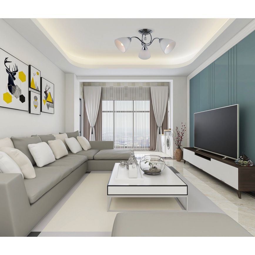 ITALUX - Surface-mounted chandelier LUGANO 5xE27/40W/230V