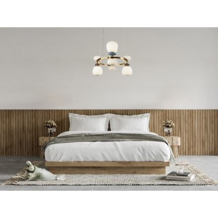 ITALUX - EVANS LED pendant light on cable LED/33W/230V 3000K gold/blue/brown