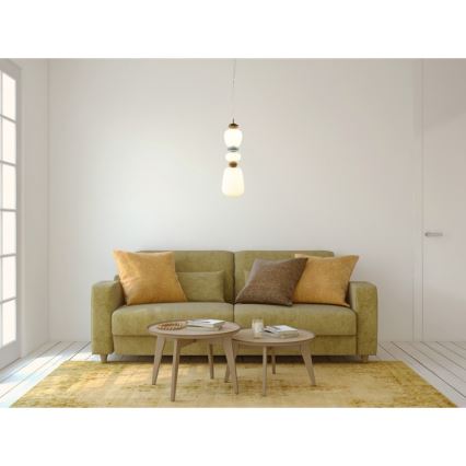 ITALUX - EVANS LED Pendant Light on Cable LED/19W/230V 3000K gold/blue/brown