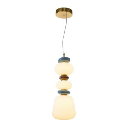 ITALUX - EVANS cable-suspended LED pendant LED/15W/230V 3000K Gold/Blue