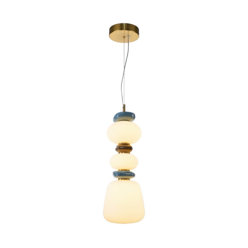 ITALUX - EVANS cable-suspended LED pendant LED/15W/230V 3000K Gold/Blue