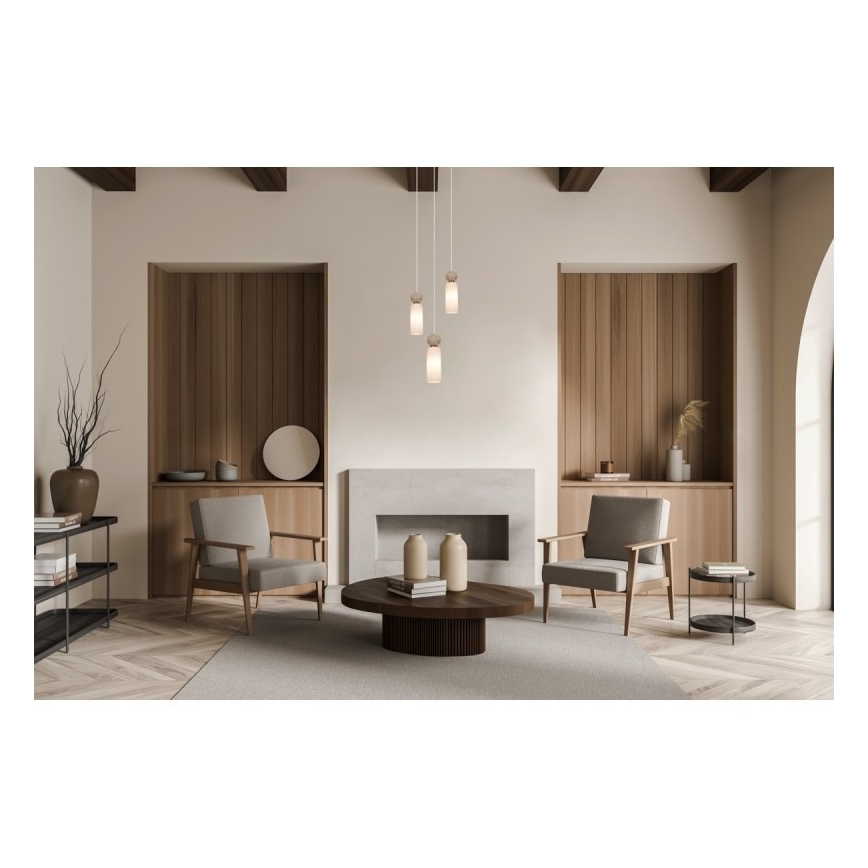 ITALUX - Cable-suspended pendant light SANTOS 3xG9/40W/230V, gold finish