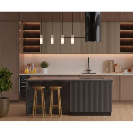 ITALUX - Cable-suspended chandelier SANTOS 4xG9/40W/230V black