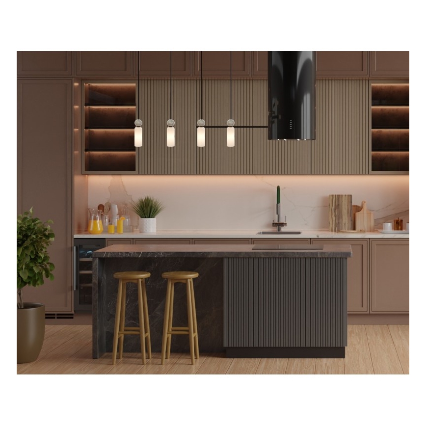 ITALUX - Cable-suspended chandelier SANTOS 4xG9/40W/230V black