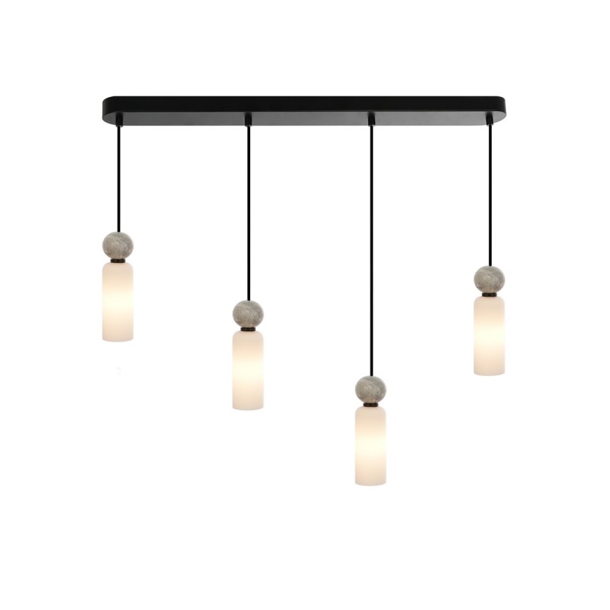 ITALUX - Cable-suspended chandelier SANTOS 4xG9/40W/230V black