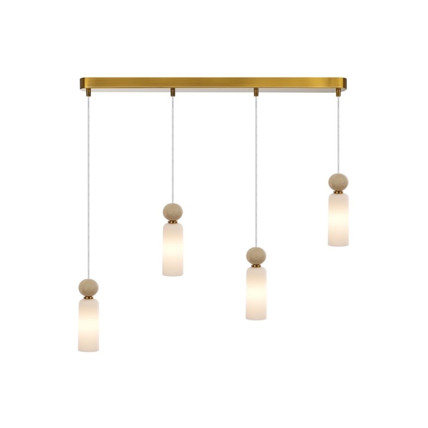ITALUX - SANTOS Cable-Suspended Chandelier 4xG9/40W/230V Gold