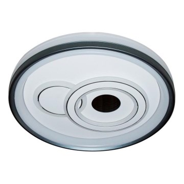ITALUX - PORTA LED Dimmable Ceiling Fixture LED/40W/230V 3000-6500K Ø 50 cm Black + Remote Control