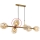 ITALUX - Replacement glass for chandelier and wall light BORGO E27 smoky gold