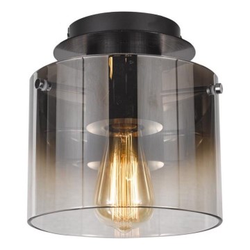 ITALUX - Replacement glass for chandelier, floor lamp and ceiling light JAVIER E27 grey