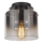 ITALUX - Replacement glass for chandelier, floor lamp and ceiling light JAVIER E27 grey