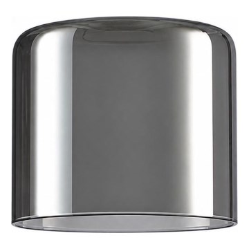 ITALUX - Replacement glass for SANTIA E27 chandelier, Ø 12 cm, smoked black