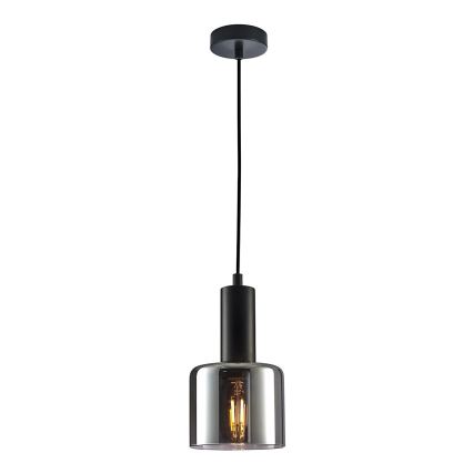 ITALUX - Replacement glass for SANTIA E27 chandelier, Ø 12 cm, smoked black