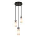 ITALUX - SANTOS cable-hung pendant light, 3x G9/40W/230V, black