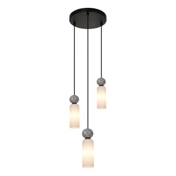 ITALUX - SANTOS cable-hung pendant light, 3x G9/40W/230V, black