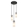 ITALUX - SANTOS cable-hung pendant light, 3x G9/40W/230V, black