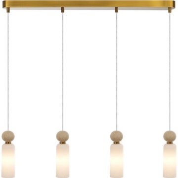 ITALUX - SANTOS Cable-Suspended Chandelier 4xG9/40W/230V Gold