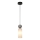 ITALUX - SANTOS cable-suspended pendant 1x G9/40W/230V, black