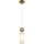 ITALUX - SANTOS cable-suspended pendant 1xG9/40W/230V gold