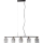 ITALUX - SIMONA Cable Pendant Light 5xE14/40W/230V Black/Gold