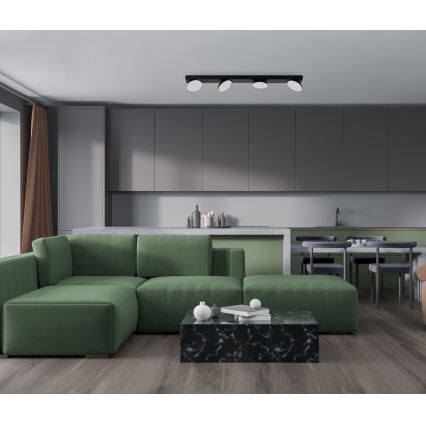 ITALUX - LED Spotlight CASTELIO 4xLED/5W/230V 4000K black
