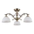 ITALUX - Surface-mounted chandelier FENEZA 3xE27/40W/230V
