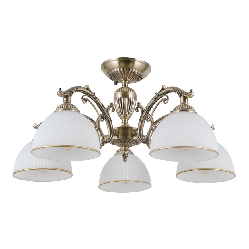 ITALUX - Surface-mounted chandelier FENEZA 5xE27/40W/230V