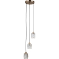 ITALUX - TORNO cable-suspended chandelier 3xE14/40W/230V gold