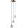 ITALUX - TORNO cable-suspended chandelier 3xE14/40W/230V gold