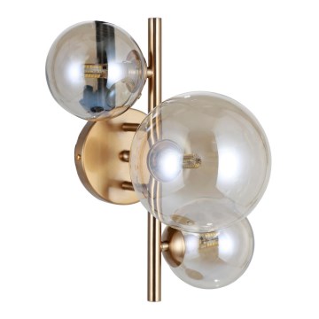 ITALUX - Wall light CANELLO 3xG9/5W/230V brass