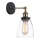 ITALUX - Wall light FRANCIS 1xE27/40W/230V black/gold