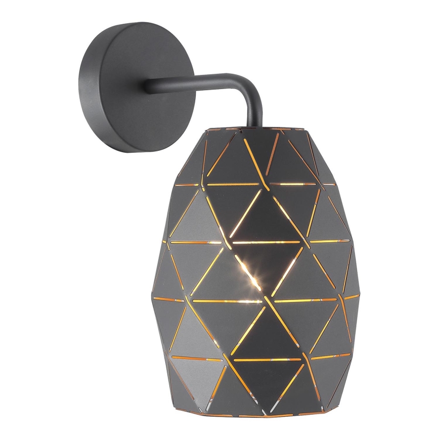 ITALUX - Wall light HARLEY 1xE27/40W/230V anthracite