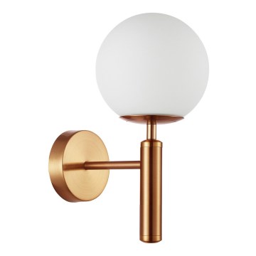 ITALUX - Wall light RAVENA 1xE27/10W/230V brass
