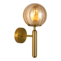 ITALUX - Wall light RAVENA 1xE27/5W/230V gold