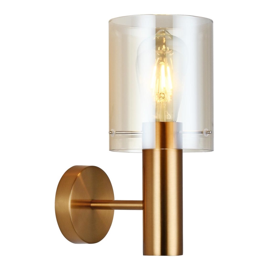 ITALUX - Wall light SARDO 1xE27/40W/230V brass