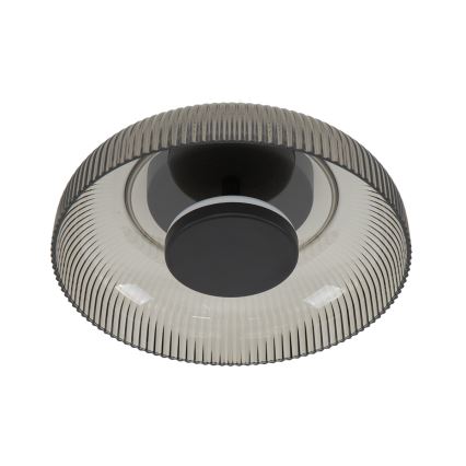 ITALUX - LED Ceiling Light PASSO LED/8W/230V 3000K Ø 25 cm smoked black