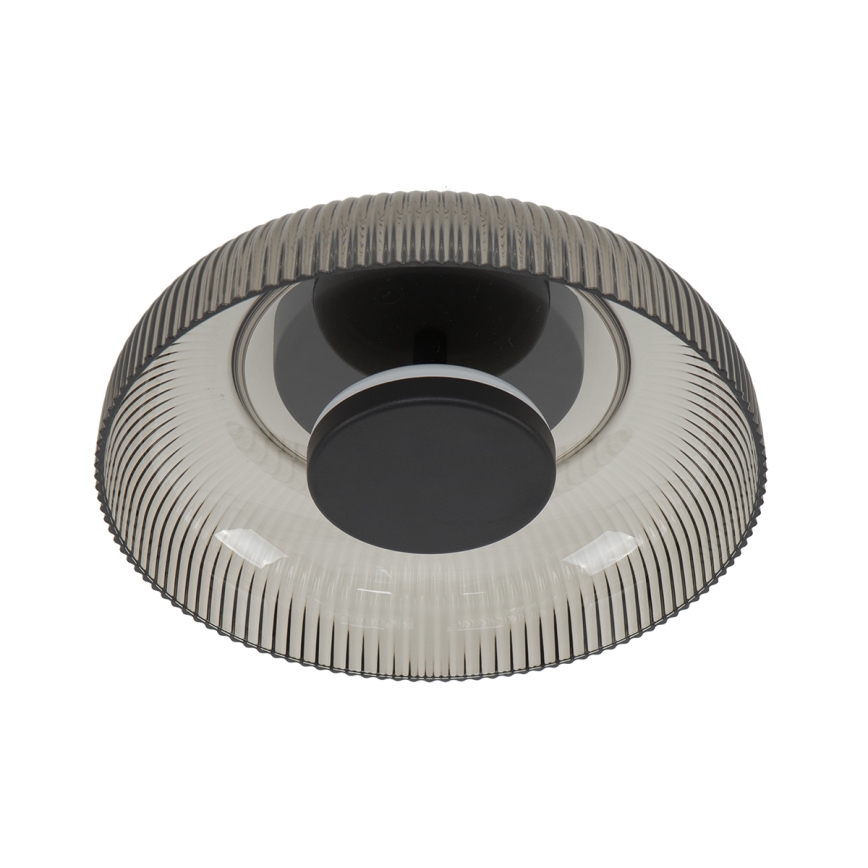 ITALUX - LED Ceiling Light PASSO LED/8W/230V 3000K Ø 25 cm smoked black