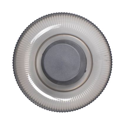 ITALUX - LED Ceiling Light PASSO LED/8W/230V 3000K Ø 25 cm smoked black