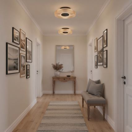 ITALUX - PASSO LED Ceiling Light LED/8W/230V 3000K Ø 25 cm smoky beige