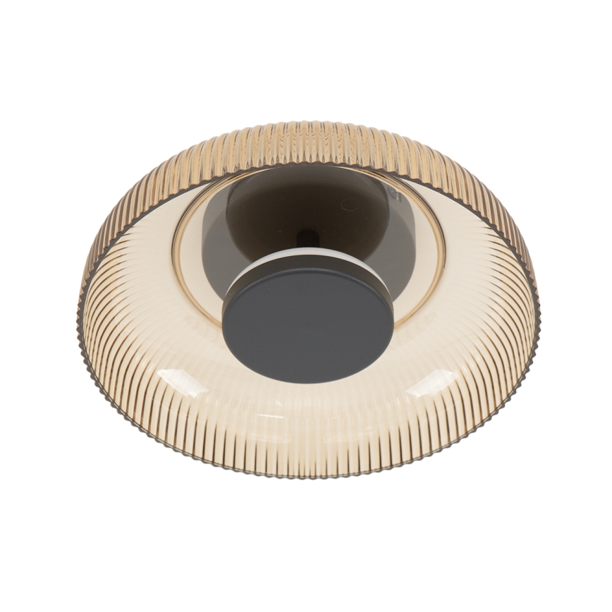 ITALUX - PASSO LED Ceiling Light LED/8W/230V 3000K Ø 25 cm smoky beige