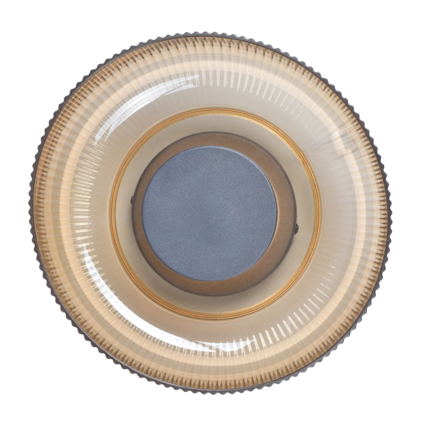 ITALUX - PASSO LED Ceiling Light LED/8W/230V 3000K Ø 25 cm smoky beige